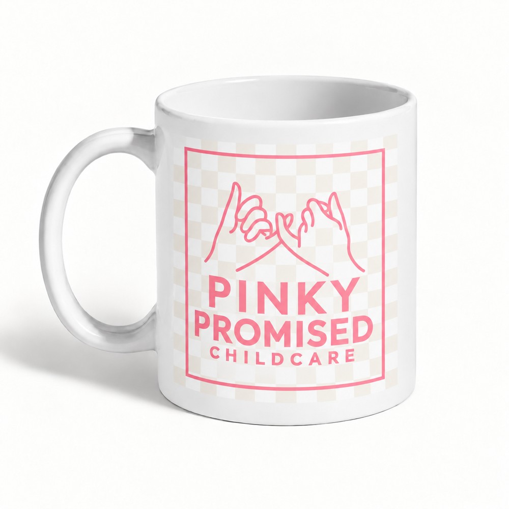 Pinky Promised Mug with the Pinky Promised logo